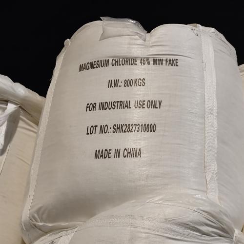 Magnesium chloride is started to aboard now